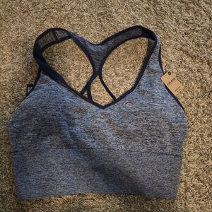 Pink Seamless sports bra